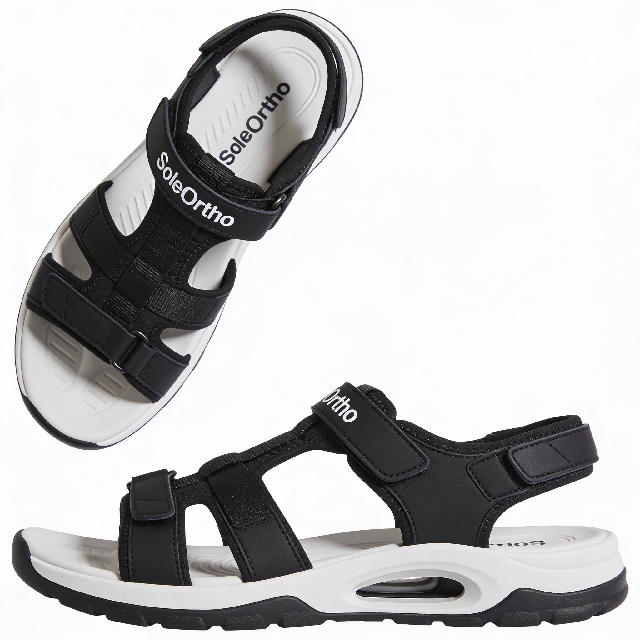 SoleOrtho Orthopedic Sandals – Premium Cushioned Arch Support Comfort Slides