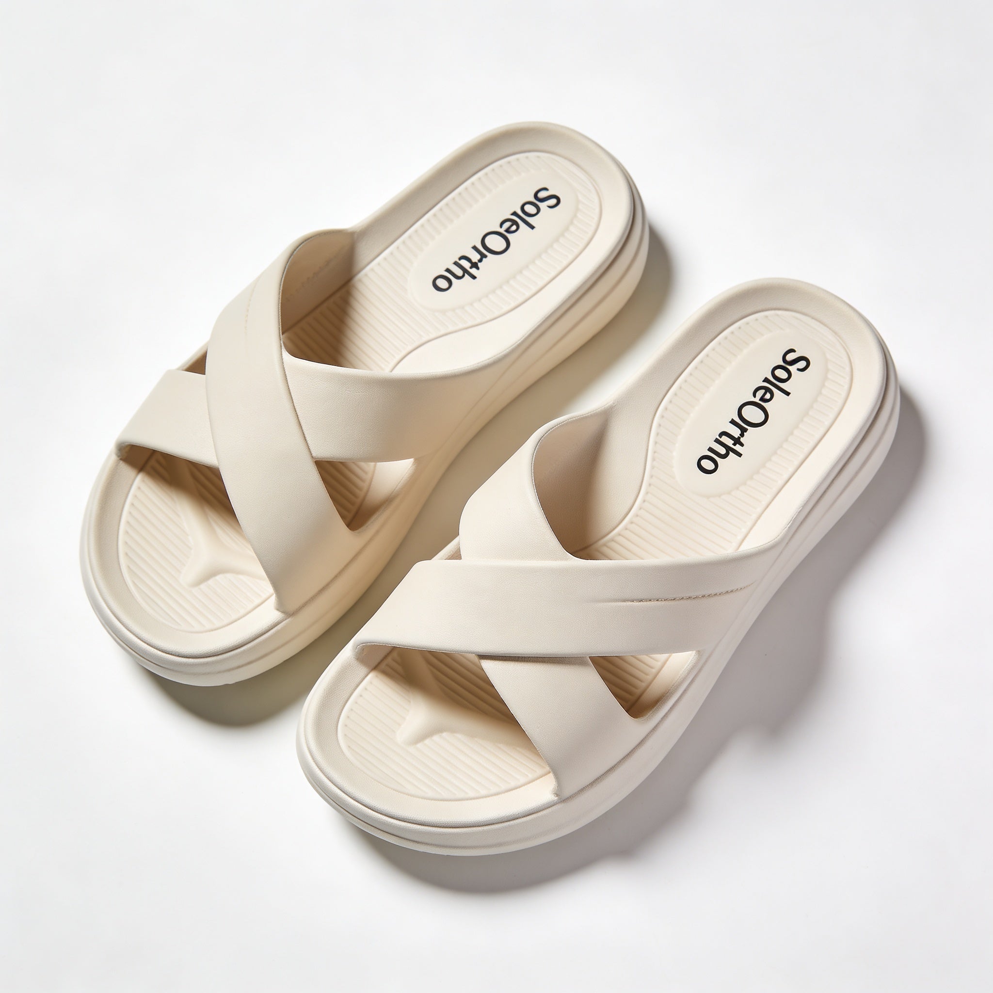 SoleOrtho Orthopedic Sandals (Pair) – Premium Arch Support Comfort Walking Slides