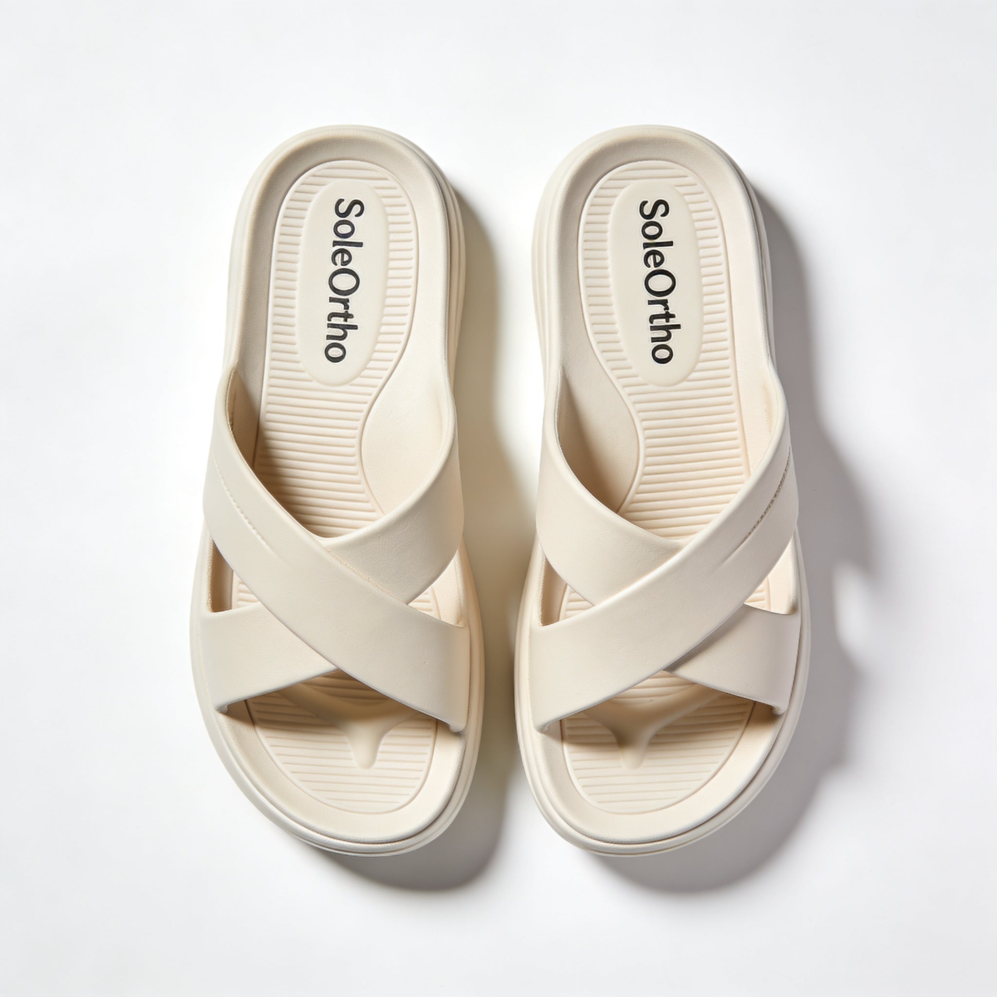 SoleOrtho Orthopedic Sandals (Pair) – Premium Arch Support Comfort Walking Slides